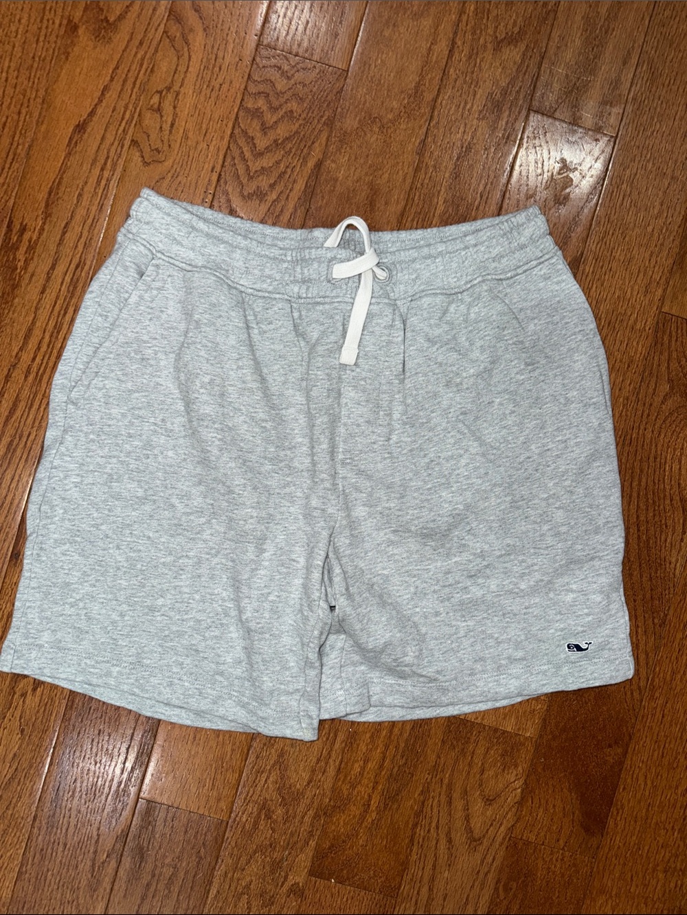 Vineyard Vines Light Gray Knit Drawstring Athletic Shorts